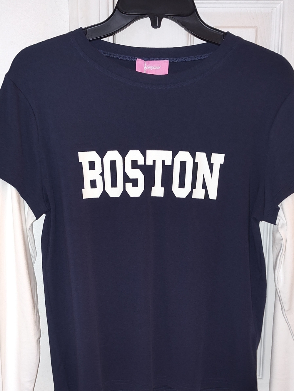 Edikted Long Sleeve Layered Look T-Shirt XL Junior Size